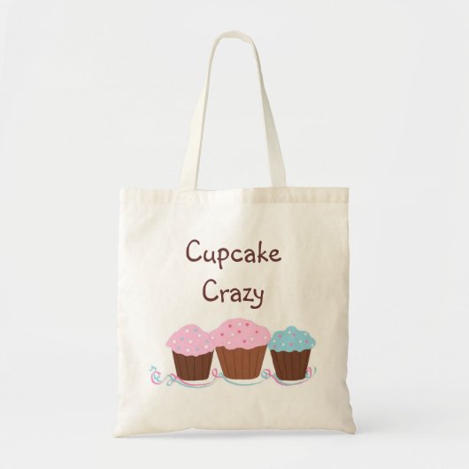 カップケ熱狂するーキ トートバッグ (正面)
