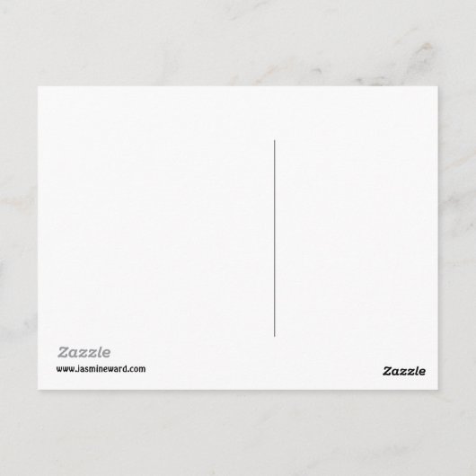 カップケ王室のーキはがき ポストカード (裏面)