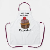 カップケ考えーケーキの話 エプロン (正面)