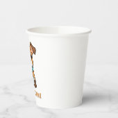 カップコーヒーを飲んだ犬 紙コップ (左)