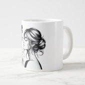 カップコーヒー ジャンボコーヒーマグカップ (正面右)