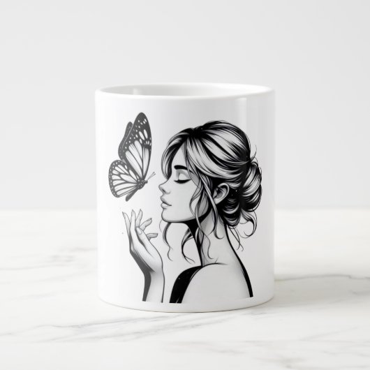 カップコーヒー ジャンボコーヒーマグカップ (正面)