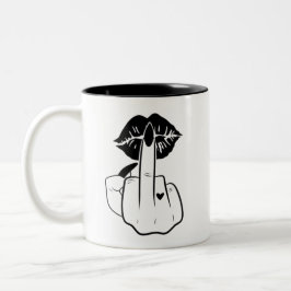 カップコーヒー ツートーンマグカップ