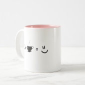 カップコーヒー ツートーンマグカップ (正面左)