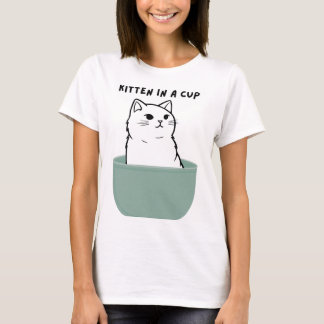 カップスナックの子猫 Tシャツ