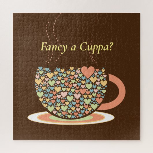 カップパファンシーー?お茶だ。 ジグソーパズル (縦)