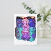 カップファンシーケーキ1 ポストカード (スタンド正面)