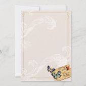 カップフランスのルインキャリッジカード招待状 招待状 (裏面)