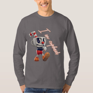 カップヘッドのアニメーション旅行 Tシャツ