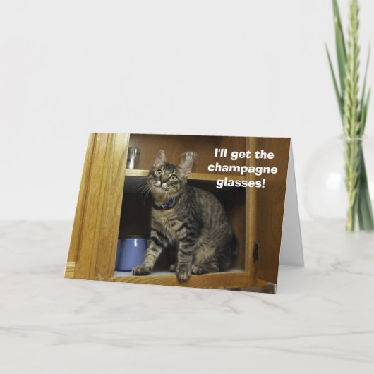 カップボード記念日カードのキムバー カード (正面)