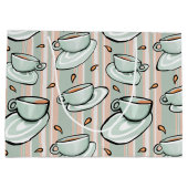 カップメドレグリーン抱き枕 ラージペーパーバッグ (裏面)