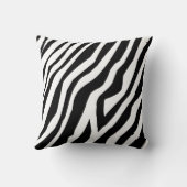 カップモノグラムゼブラプリントハート装飾用クッション クッション (裏面)