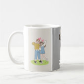 カップユニークデザイン コーヒーマグカップ (左)