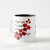 カップラブマグカップ – カップルにぴったりのマグカップ ツートーンマグカップ (正面左)