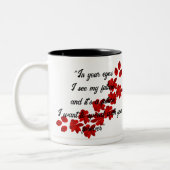 カップラブマグカップ – カップルにぴったりのマグカップ ツートーンマグカップ (左)