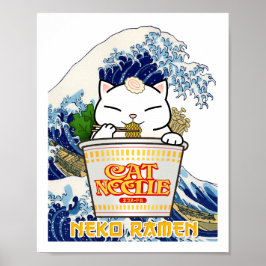 カップラーメン猫 ポスター