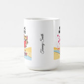 カップルおもしろいや友達でかわいいバレンタインデー コーヒーマグカップ (中央)