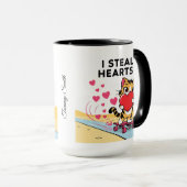 カップルおもしろいや友達でかわいいバレンタインデー マグカップ (正面右)