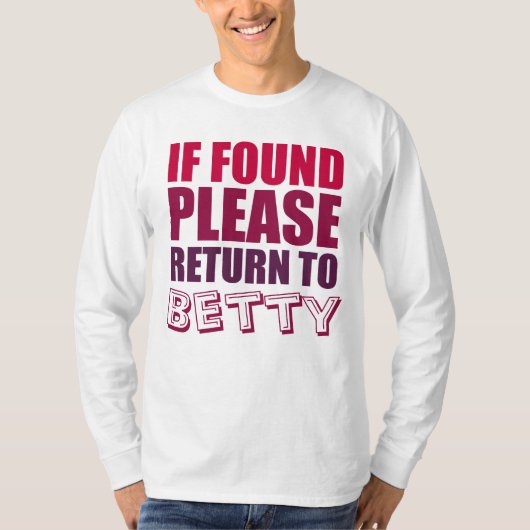 カップルおもしろいシャパーソナライズされたツ Tシャツ (正面)