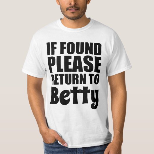 カップルおもしろいシャパーソナライズされたツ Tシャツ (正面)