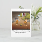 カップルおもしろいベビーシャワー招待状 招待状 (スタンド正面)