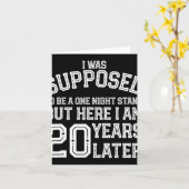 カップルおもしろい20th 20周年夫ウィフ カード (黄色い花)