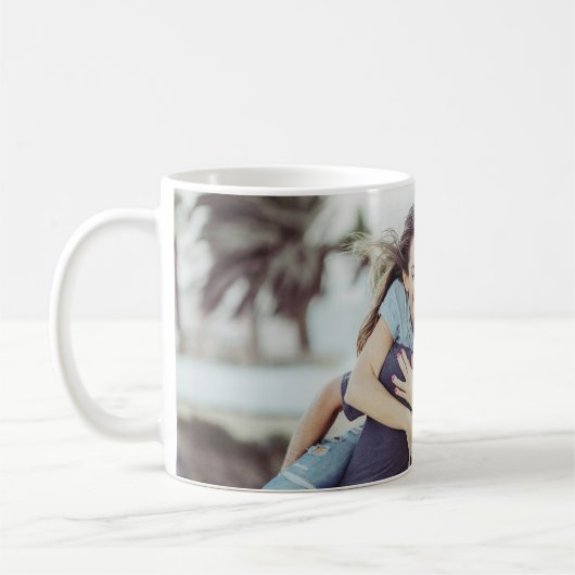 カップルお気に入りのの写真 コーヒーマグカップ (左)