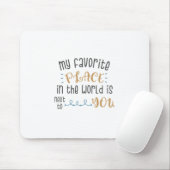 カップルお気に入りのギフト私の場所 マウスパッド (マウス)