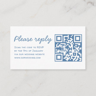 カップルお洒落リングや輪ドードルRSVP QRコード結婚s エンクロージャーカード