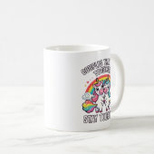 カップルが一緒に滞在 – Unicorn コーヒーマグカップ (正面右)