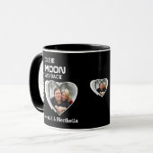 カップルが月の写真にあなたを愛する マグカップ (正面左)
