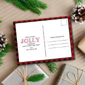 カップルすてき写真クリスマスバジェット シーズンポストカード