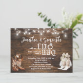 カップルでシャワーを浴びる前の西BBQ 招待状 (スタンド正面)