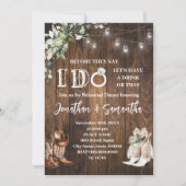 カップルでシャワー西結婚海 招待状 (正面)