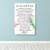 カップルと恋人のためのスクリプトウォールアート キャンバスプリント (インサイチュ (ウッドフロア))