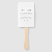 カップルのおもしろい結婚の事実、イベントの順序 ハンドファン (正面)