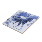 カップルのそりタイル、オランダの外観、パーソナライズ タイル (側面)