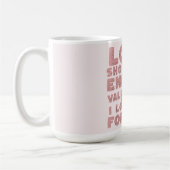 カップルのために、愛はバレンタインの日に終わるべきではない コーヒーマグカップ (左)