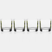 カップルのためのオートバイの結婚式の贈り物 ウイスキーグラス (左)