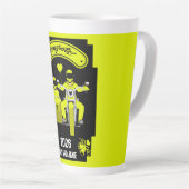 カップルのためのオートバイの結婚式の贈り物 カフェラテマグ (右アングル)