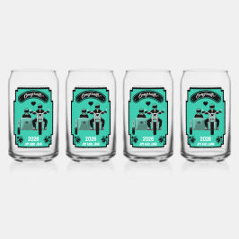 カップルのためのオートバイの結婚式の贈り物 ガラス缶