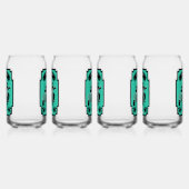 カップルのためのオートバイの結婚式の贈り物 ガラス缶 (左)