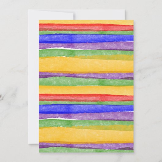 カップルのためのタコベビーシャワー 招待状 (裏面)