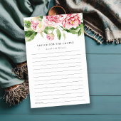 カップルのためのピンク牡丹フローラブライダルシャワーアドバイス