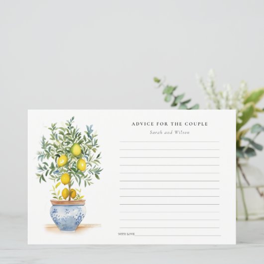 カップルのためのボホイエローレモンツリーアドバイス (スタンド正面)