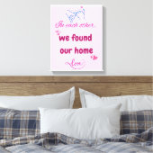 カップルのためのロマンチックなウォールアート – Perfect Decor キャンバスプリント (インサイチュ (寝室))