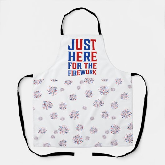 カップルのための花火おもしろいのためにちょうどここに エプロン (正面)