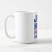 カップルのための花火おもしろいのためにちょうどここに コーヒーマグカップ (左)