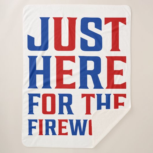 カップルのための花火おもしろいのためにちょうどここに シェルパブランケット (正面)