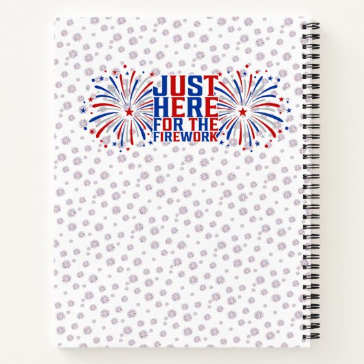 カップルのための花火おもしろいのためにちょうどここに ノートブック (裏面)